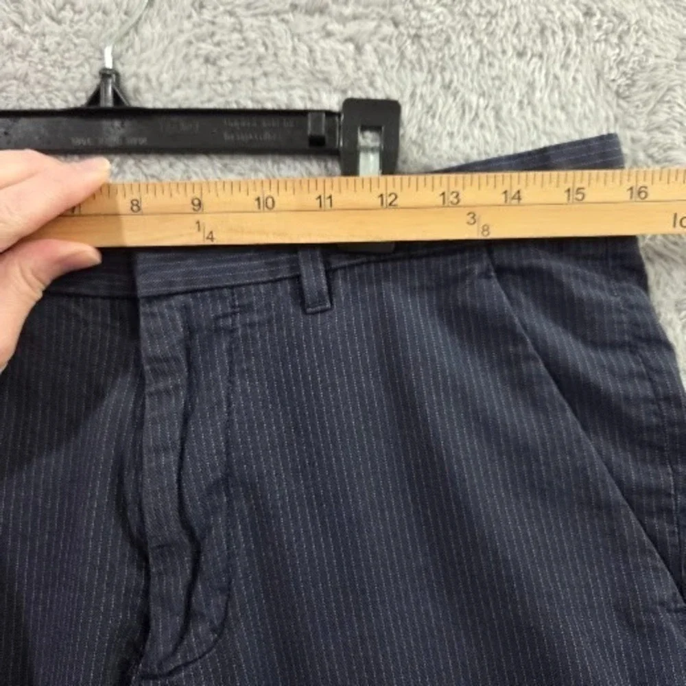 Banana‎ Republic Men's 31x32 Straight Fit Pants Navy Blue Pinstripe 100% Cotton